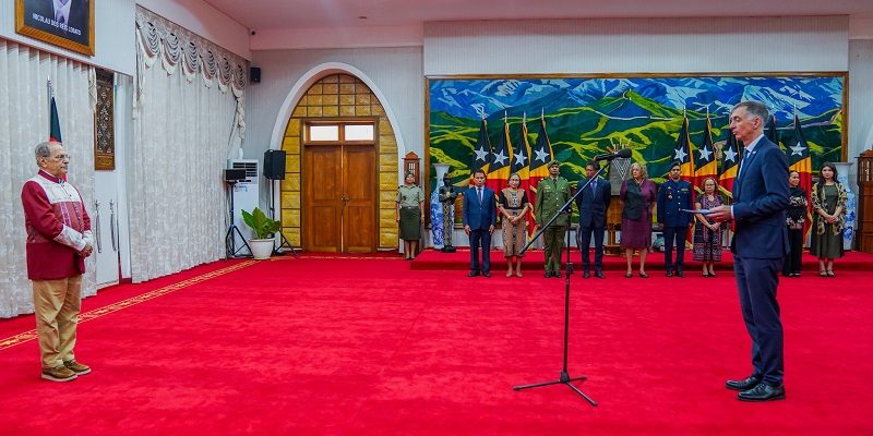 Novo Embaixador da Alemanha entrega credenciais ao Chefe de Estado