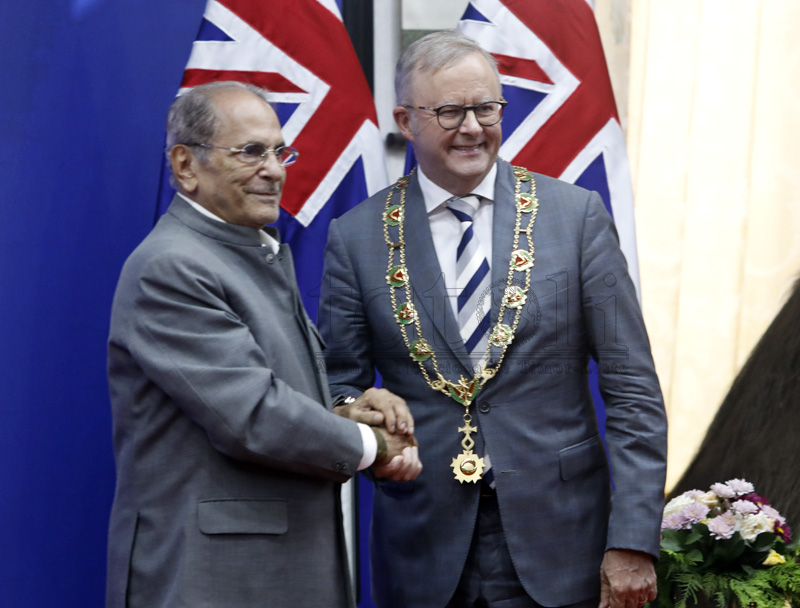 Anthony Albanese condecorado com Grande Colar da Ordem de Timor-Leste
