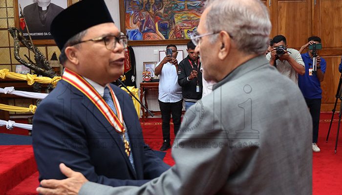 Embaixador da Indonésia condecorado com Colar da Ordem de Timor-Leste