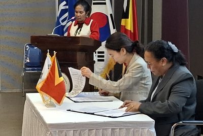 Timor-Leste e KOICA formalizam acordos para restauração florestal e alimentação escolar