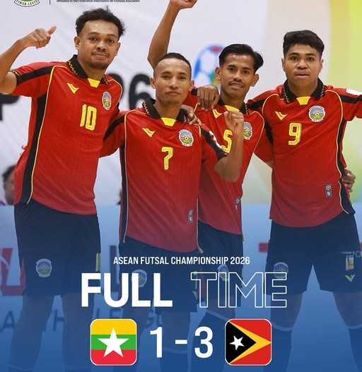 ASEAN Futsal Championship: Timor-Leste conquista vitória contra Myanmar por 3-1