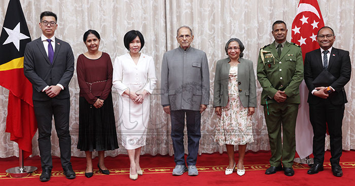 Nova Embaixadora de Singapura no país entrega credenciais a Ramos-Horta