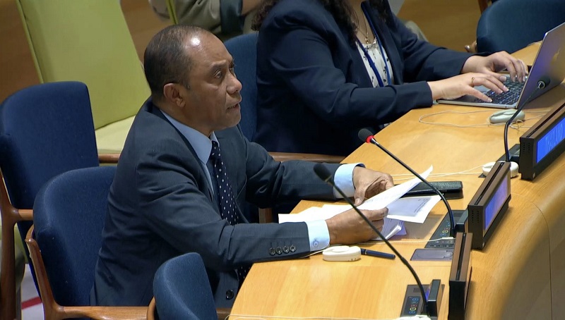 Dionísio Babo defende reforço da capacidade de respostas das instituições multilaterais na ONU