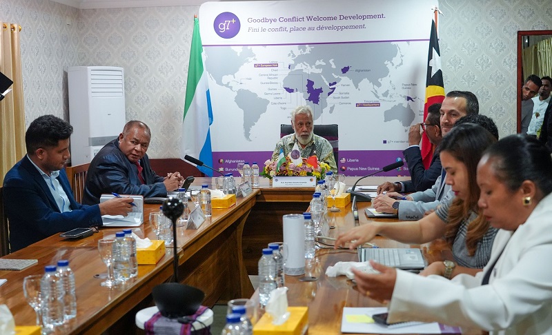 Timor-Leste e Serra Leoa reforçam coordenação na g7+ para mediação de crises na Guiné-Bissau e no Sudão do Sul