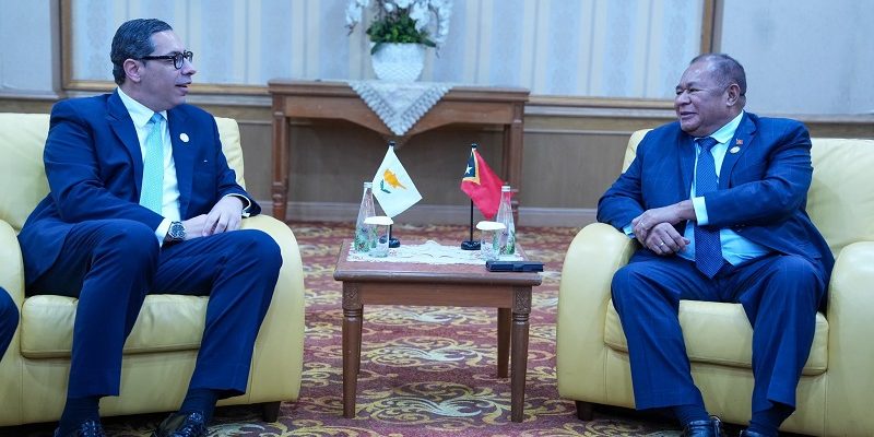 Timor-Leste e Chipre pretendem fortalecer cooperação em áreas consideradas estratégicas