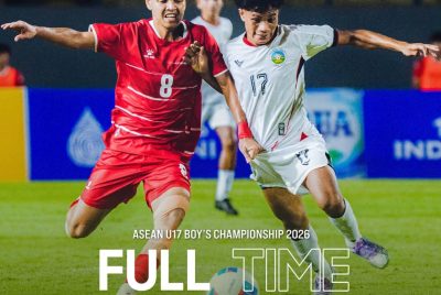 Seleção nacional de futebol sub-17 perde com a Indonésia por 4-0