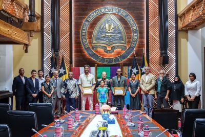 Calema condecorados com Ordem de Timor-Leste