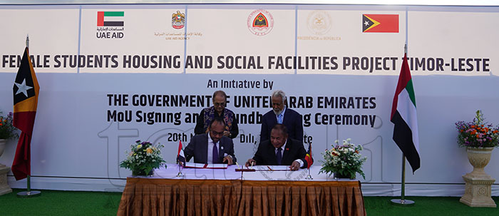 Timor-Leste e EAU reforçam cooperação com projeto para estudantes universitárias