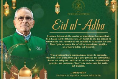 PR felicita comunidade muçulmana pelo Eid al-Adha e destaca convivência religiosa em Timor-Leste