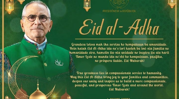 PR felicita comunidade muçulmana pelo Eid al-Adha e destaca convivência religiosa em Timor-Leste
