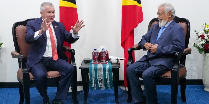 EUA reafirmam parceria com Timor-Leste em visita de alto nível
