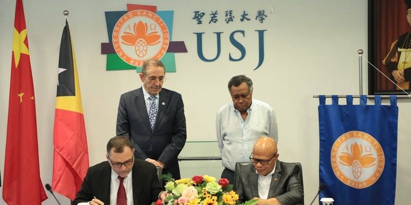 FDCH formaliza parceria com Universidade de São José em Macau