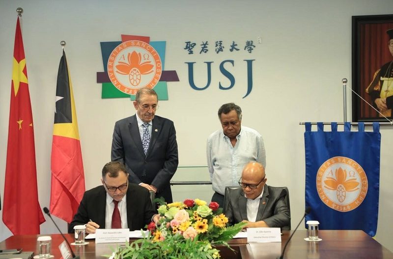 FDCH formaliza parceria com Universidade de São José em Macau