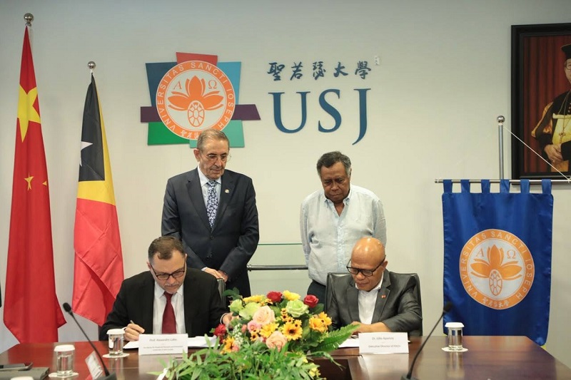FDCH formaliza parceria com Universidade de São José em Macau
