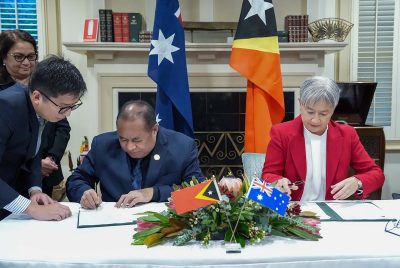 Timor-Leste e Austrália assinam acordo para reforçar cooperação em várias áreas