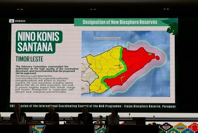 Parque Nacional Nino Konis Santana reconhecido pela UNESCO como Reserva da Biosfera