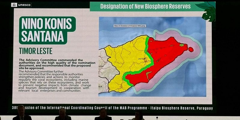 Parque Nacional Nino Konis Santana reconhecido pela UNESCO como Reserva da Biosfera