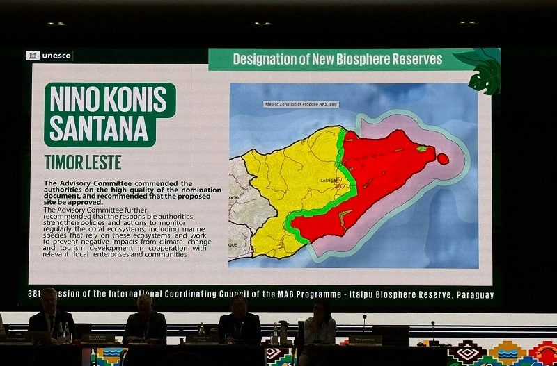 Parque Nacional Nino Konis Santana reconhecido pela UNESCO como Reserva da Biosfera
