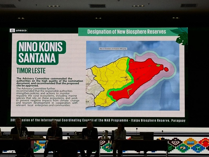 Parque Nacional Nino Konis Santana reconhecido pela UNESCO como Reserva da Biosfera