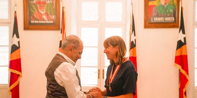 Diretora do BAD condecorada com Ordem de Timor-Leste
