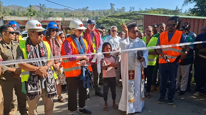 Timor-Leste e Austrália inauguram estrada resistente às alterações climáticas em Ermera