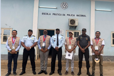 Polícia Nacional de São Tomé e Príncipe garante segurança durante todo o processo das eleições presidenciais