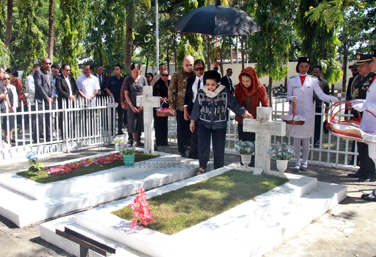 Megawati presta homenagem aos heróis indonésios em Díli