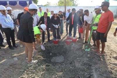 Lançada primeira pedra para construção do novo armazém do INFPM