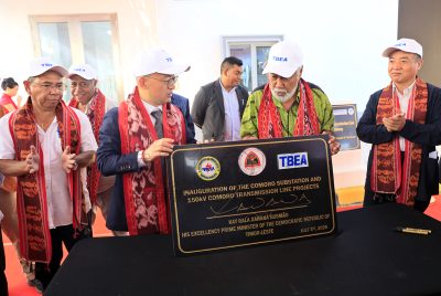Governo e China inauguram três projetos para reforçar sistema elétrico nacional