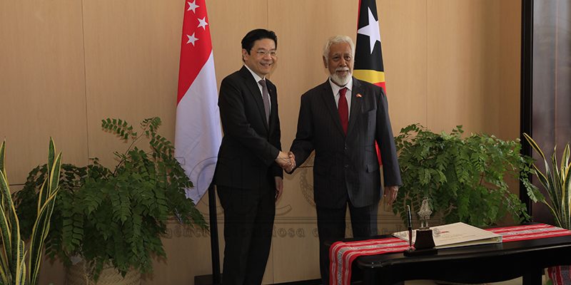 Singapura reforça apoio à adesão de Timor-Leste à ASEAN e abre novas áreas de cooperação