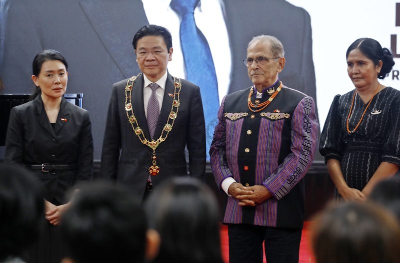 Lawrence Wong condecorado com Grande Colar da Ordem de Timor-Leste
