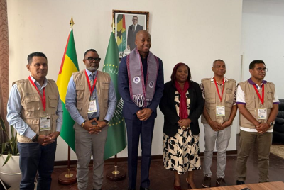 Ministro da Economia e Finanças de São Tomé e Príncipe destaca apoio do g7+ ao processo eleitoral