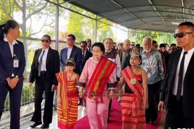 Megawati Soekarnoputri volta a Díli 24 anos depois da primeira visita