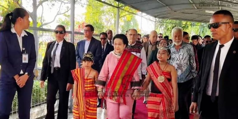 Megawati Soekarnoputri volta a Díli 24 anos depois da primeira visita