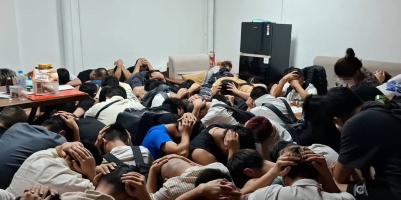 PCIC detém 110 estrangeiros em Bebonuk por suspeita de burla online